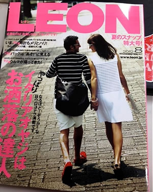 Leon 12年8月号 表紙 勝山酒造 メディア掲載